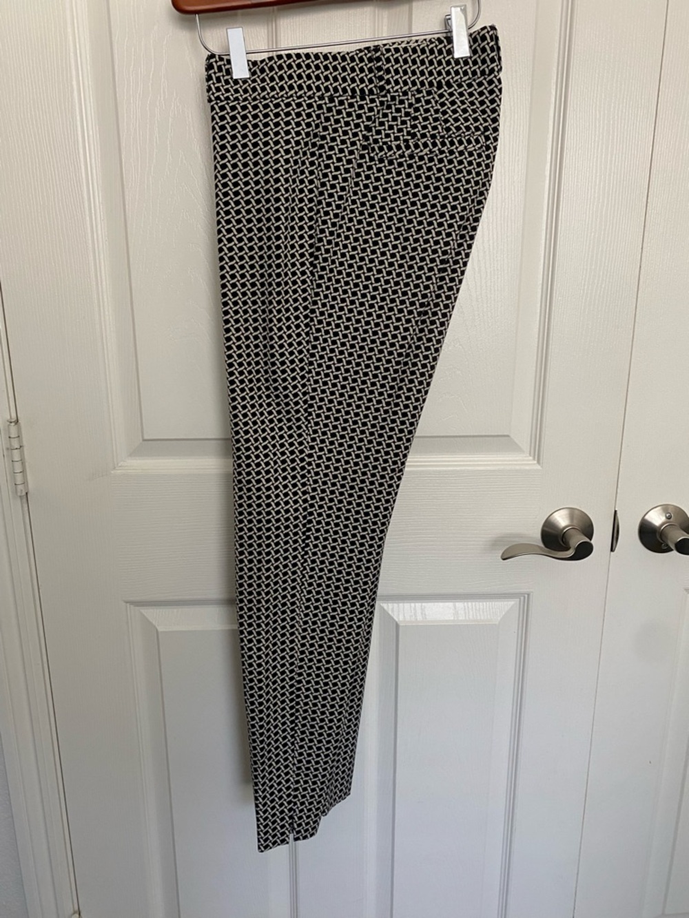 Banana Republic Sloan Black and White Ankle Pants